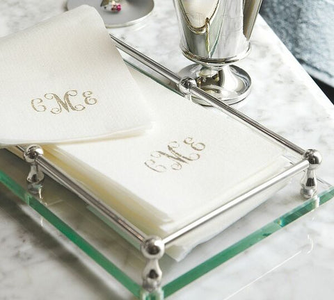 Embossed Linen-Like Disposable Guest towels