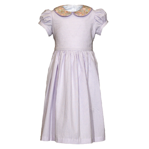 Violet Seersucker Dress- 50% OFF!!