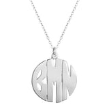 Metal Monogram Necklace